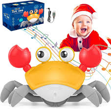 Musical Crawling Electric Crab Toy